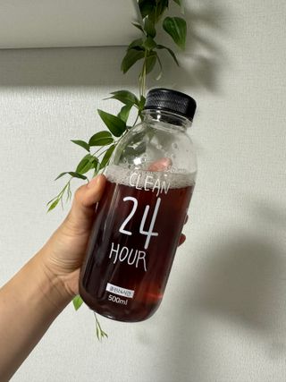 클린24시간 1BOX(5포) + 전용보틀(500ml) — 4.5점을 준 리뷰어가 2023년 6월 올린 사용 사진
