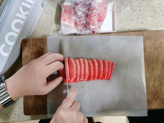 이지컷 일회용 위생도마 리뷰 사진
