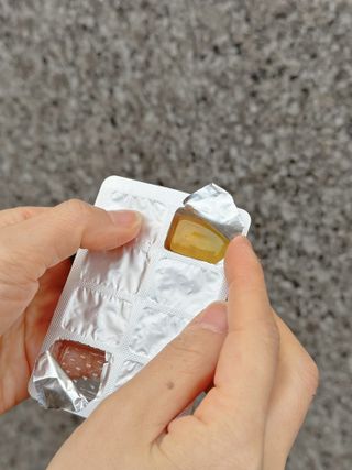 마요라 히말라야 솔트 캔디 2종-페퍼민트 맛, 라임민트 맛 — 5점을 준 리뷰어가 2023년 1월 올린 사용 사진