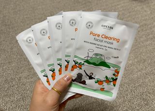 세뚜아(Cettua) [세뚜아] 포어 클리어링 마스크 Cettua Pore Clearing facial mask 5매 — 5점을 준 리뷰어가 2024년 2월 올린 사용 사진