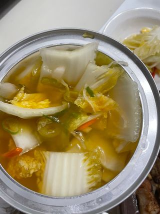 셰프애찬 단호박 백김치 1kg — 4점을 준 리뷰어가 2022년 10월 올린 사용 사진