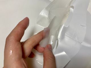 약손명가코스메틱 에오스보떼 푸가 64 스킨 핏 콜라겐 매직 마스크 — 5점을 준 리뷰어가 2021년 1월 올린 사용 사진