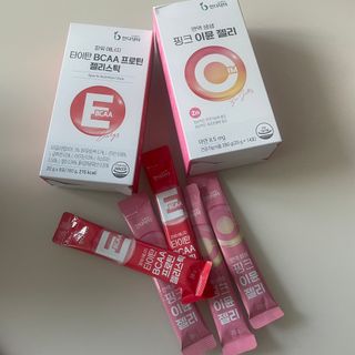 인디닥터 면역 생생 핑크 이뮨 젤리 + 타이탄 BCAA 프로틴 젤리스틱 — 5점을 준 리뷰어가 2022년 5월 올린 사용 사진