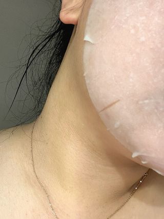 바노바기 코스메틱 바노바기 디엑스 마스크 — 5점을 준 리뷰어가 2024년 7월 올린 사용 사진