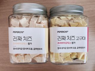 페페로니 진짜 프리바이오틱스 치즈+치즈고구마 180g+180g — 5점을 준 리뷰어가 2021년 7월 올린 사용 사진