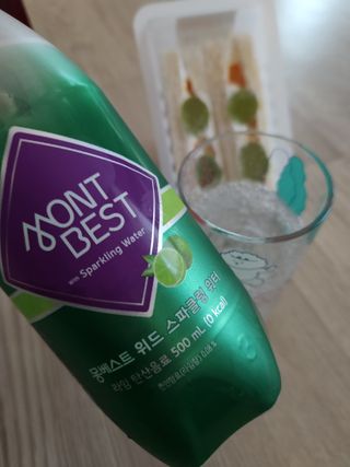 몽베스트 Montbest with Sparkling water Lime20병 — 5점을 준 리뷰어가 2022년 11월 올린 사용 사진
