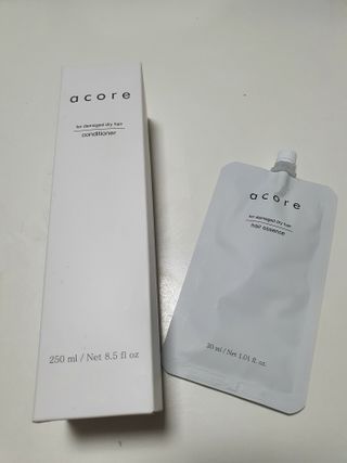 어코어 데미지케어 컨디셔너 — 5점을 준 리뷰어가 2021년 1월 올린 사용 사진