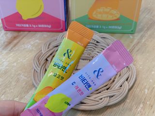 비타앤C 레몬맛, 망고맛 — 4.5점을 준 리뷰어가 2021년 4월 올린 사용 사진