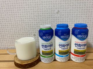 LIVE 매일바이오 썬화이버 드링킹 요거트 — 5점을 준 리뷰어가 2022년 8월 올린 사용 사진