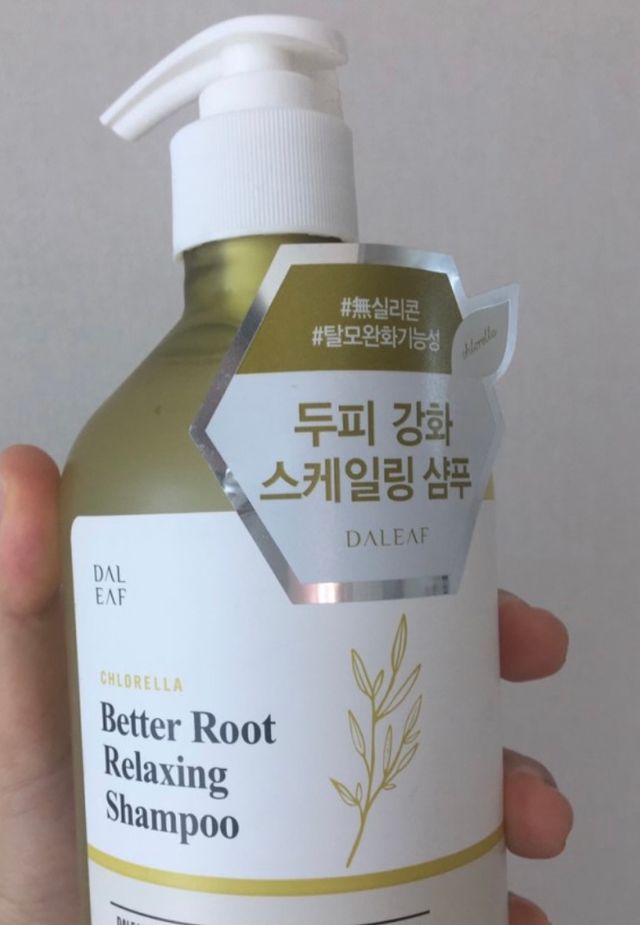 달리프 클로렐라 베러 루트 릴렉싱 샴푸 500ml 리뷰 사진