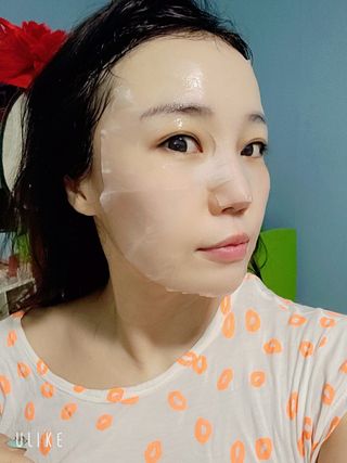 닥터마시멜로 닥터마스멜로 마블러스 아쿠아 클리닉 마스크 — 5점을 준 리뷰어가 2021년 3월 올린 사용 사진