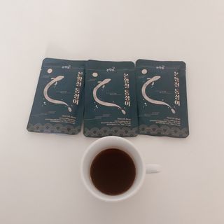 [비린내 완벽제거] 본황칠 통장어 국내산 장어즙 아르기닌 2800mg 장어즙효능 기력보강 — 5점을 준 리뷰어가 2022년 7월 올린 사용 사진