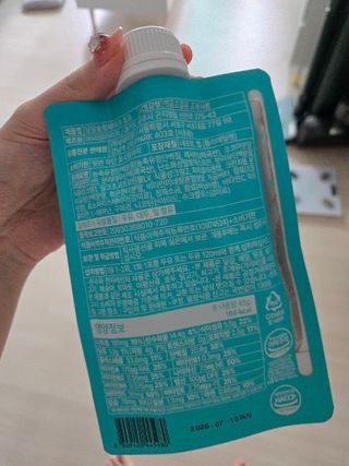 달달슬림쉐이크 프리 (릴스) 달달슬림 맛있는 단백질 쉐이크 파우치 다이어트 식사대용 프로틴 파우더 보충제 — 5점을 준 리뷰어가 2025년 8월 올린 사용 사진