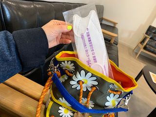 데일리브레스황사마스크KF94대형 데일리브레스 황사방역마스크 KF94 대형 — 5점을 준 리뷰어가 2021년 4월 올린 사용 사진