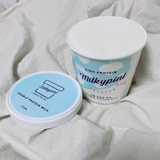 밀키파인트 더블 프로틴 우유 — 5점을 준 리뷰어가 2021년 8월 올린 사용 사진