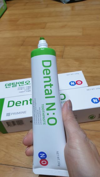 프리마인 유해균 뿐만 아니라 유익균까지 씻어내는 치약은 그만, 건강한 구강환경을 만드는 덴탈엔오 — 5점을 준 리뷰어가 2022년 12월 올린 사용 사진