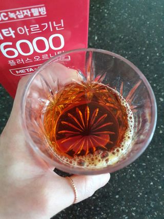 메타아르기닌 GC녹십자웰빙 메타 아르기닌 6000 플러스 오르니틴 — 5점을 준 리뷰어가 2022년 5월 올린 사용 사진