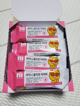 일동제약 마이니 마이니 늘씬날씬 콜라겐 세트 — 5점을 준 리뷰어가 2021년 2월 올린 사용 사진