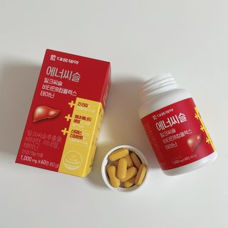 [대웅제약] 간,에너지,스트레스 에너씨슬 밀크씨슬 비타민B — 5점을 준 리뷰어가 2021년 8월 올린 사용 사진