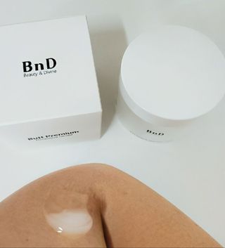 비엔디 프리용[한/영]BnD 바디 주름개선 엉덩이크림 — 5점을 준 리뷰어가 2024년 11월 올린 사용 사진