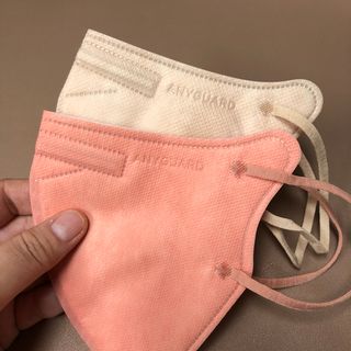 애니가드 셋업마스크 4컬러 각 10매입 [크리미베이지, 캐시미어로즈, 초콜렛브라운, 미드나잇네이비] — 5점을 준 리뷰어가 2022년 2월 올린 사용 사진