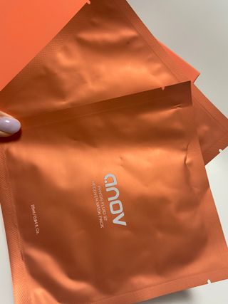 아노브코스메틱스 리커버 마스크팩 — 4.5점을 준 리뷰어가 2021년 10월 올린 사용 사진