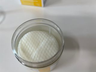 랑벨 비타 에너지 잡티 앰플 패드 65매 (투명하고 밝은 얼굴 광채패드) — 5점을 준 리뷰어가 2022년 6월 올린 사용 사진