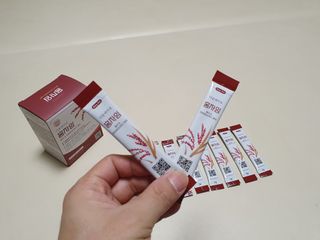 하루 1포로 콜레스테롤, 유산균, 고역가 소화효소까지 한번에 섭취! 다온바이오 홍자임 1개월분(30포) — 5점을 준 리뷰어가 2023년 2월 올린 사용 사진