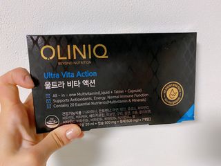 올리닉 울트라비타액션 — 4점을 준 리뷰어가 2021년 9월 올린 사용 사진