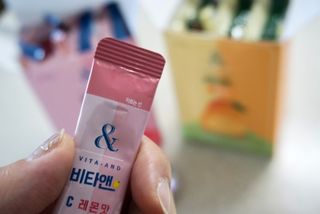 비타앤C 레몬맛, 망고맛 — 4.5점을 준 리뷰어가 2021년 4월 올린 사용 사진