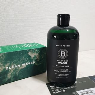 블랙페블 남성청결제 올인원 바디워시 클린 웨이브 — 5점을 준 리뷰어가 2021년 4월 올린 사용 사진