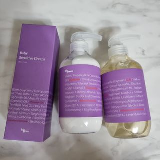 빅그린 베이비라인 3종세트 - 샴푸앤바디워시500ml,올인원로션500ml,바디크림170ml — 5점을 준 리뷰어가 2022년 11월 올린 사용 사진