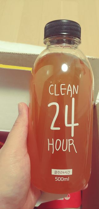 클린24시간 레드박스 1BOX(5포) + 전용보틀(500ml) — 5점을 준 리뷰어가 2024년 3월 올린 사용 사진