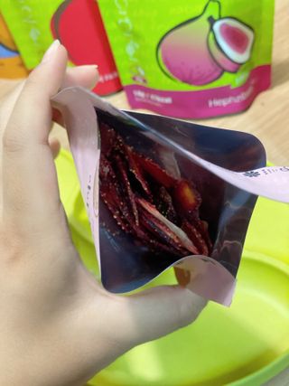 아비삭과일칩 5종 /딸기,사과,배,귤,무화과 5종 — 5점을 준 리뷰어가 2021년 4월 올린 사용 사진