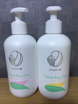 mom e 맘이 내추럴 베이비 케어 샴푸앤바스+로션 — 5점을 준 리뷰어가 2021년 1월 올린 사용 사진