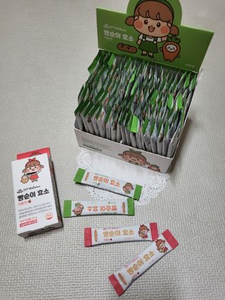 아이비웰니스 빵순이 식탁 위의 필수템! 빵순이 효소 키위맛 100포 + 석류맛 14포 (총 114포) — 5점을 준 리뷰어가 2022년 12월 올린 사용 사진