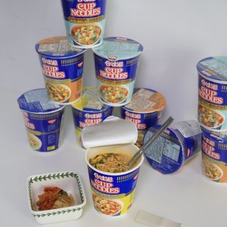 NISSIN 닛신 컵누들  4종 - 씨푸드오리지날, 씨푸드 스파이시, 씨푸드 커리, 씨푸드 XO소스 — 5점을 준 리뷰어가 2021년 11월 올린 사용 사진