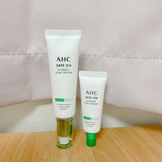 [AHC] 세이프온 에센스 선크림 올리브영 스페셜 증정 기획세트 — 5점을 준 리뷰어가 2022년 6월 올린 사용 사진