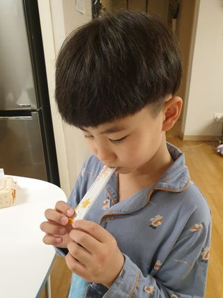 [이뮤니티플러스]우리아이 면역오키, 건강오키 _ 키즈오키 어린이홍삼 10포 1box — 5점을 준 리뷰어가 2022년 1월 올린 사용 사진
