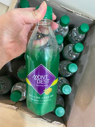 몽베스트 Montbest with Sparkling water Lemon OR Lime 20병(랜덤) — 5점을 준 리뷰어가 2021년 10월 올린 사용 사진