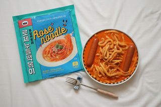 [푸딩팩토리] 로제누들떡볶이 500g / 까르보나라크림누들떡볶이 500g — 5점을 준 리뷰어가 2022년 8월 올린 사용 사진