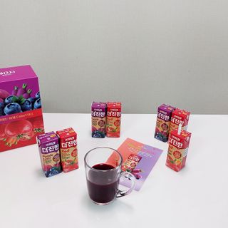[롯데칠성] 야채듬뿍 더'진한 [롯데칠성] 야채는 이제 COLORFULL! 야채듬뿍  더 진한 레드 4개 +퍼플 4개 (총 8개) — 5점을 준 리뷰어가 2023년 6월 올린 사용 사진