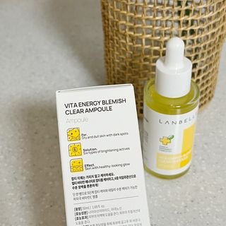 랑벨 비타 에너지 잡티 앰플 50ml 고농축 비타민, 저자극, 수분 촉촉, 미백 앰플 — 4.5점을 준 리뷰어가 2022년 4월 올린 사용 사진