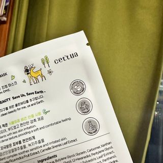 세뚜아(Cettua) [세뚜아] 포레스트 수딩 마스크 Cettual Forest  Soothing Mask 5매 — 5점을 준 리뷰어가 2024년 4월 올린 사용 사진