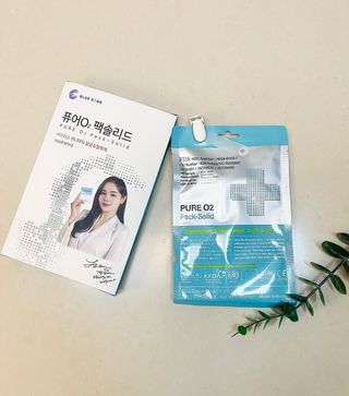 퓨어오투 블루콩 퓨어오투 팩솔리드 — 3.5점을 준 리뷰어가 2022년 7월 올린 사용 사진