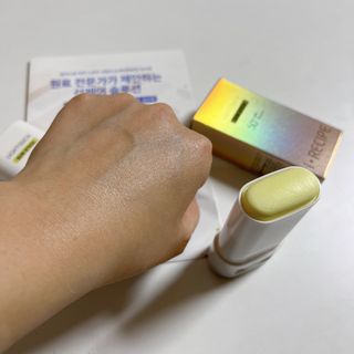 아이레시피 라이트터치 선스틱 15g (SPF50+, PA++++) — 5점을 준 리뷰어가 2023년 2월 올린 사용 사진