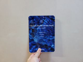 체르엠 그린 케비어 더블워터 마스크팩 5매입  2팩 — 5점을 준 리뷰어가 2021년 12월 올린 사용 사진