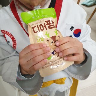 [몸엔용] 우리 아이 건강간식, 달콤한 녹용곤약젤리 디어팡 4종 — 5점을 준 리뷰어가 2022년 4월 올린 사용 사진