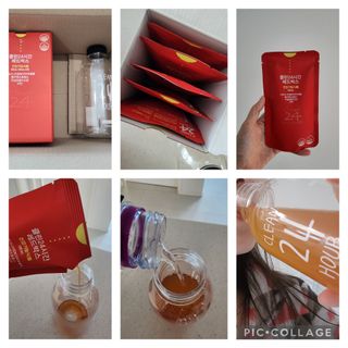 클린24시간 레드박스 1BOX(5포) + 전용보틀(500ml) — 5점을 준 리뷰어가 2024년 2월 올린 사용 사진