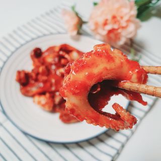 [푸딩팩토리] 불맛양념 쭈꾸미볶음 300G_엄선한 쭈꾸미원물과 양념이 신의 한수! — 5점을 준 리뷰어가 2022년 9월 올린 사용 사진